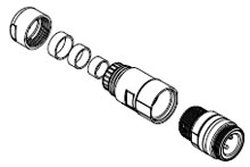 Woodhead 1300700022 Quick-Change Field Attachable Connector