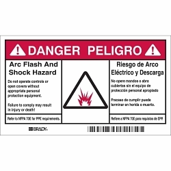 Brady 101955 Arc Flash Protection Label