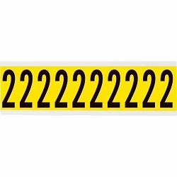 Brady 3440-2 Number Label