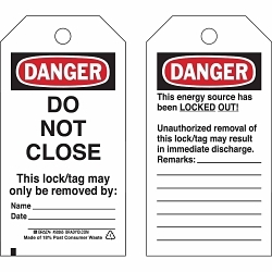 Brady 50265 Lockout Tag