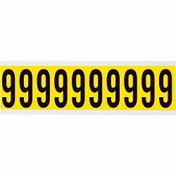 Brady 3440-9 Number Label