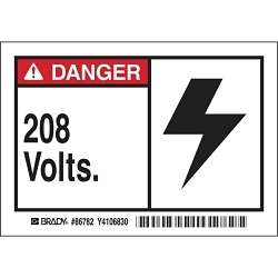 Brady 86782 Safety Label
