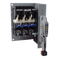 Square D 9422BTDF62 Class J Fixed Depth Fusible Disconnect Switch, 600 VAC, 60 A
