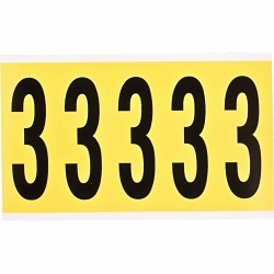Brady 3460-3 Number Label