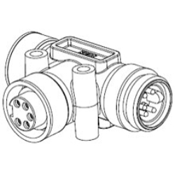 Woodhead 1300350057 Brad DeviceNet Drop Tee