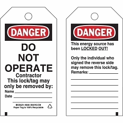 Brady 50256 Lockout Tag