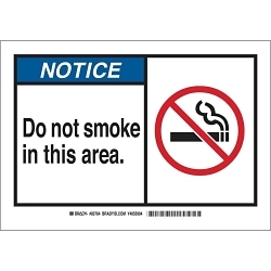 Brady 83764 Safety Sign
