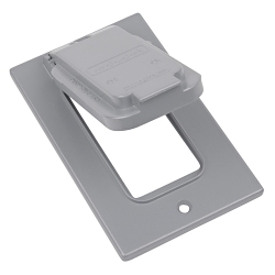 Thomas & Betts DCCGV-WH Red Dot Receptacle Cover