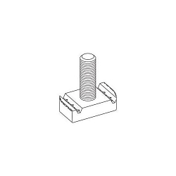 B-Line SN22511/4WOZN Stud Nut