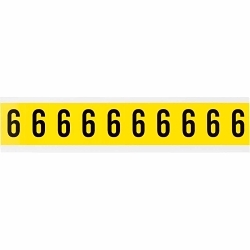Brady 3430-6 Number Label