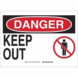 Brady 131652 Danger Safety Sign