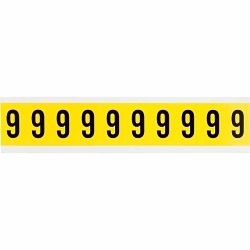 Brady 3430-9 Number Label