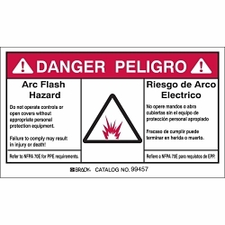 Brady 99457 Arc Flash Protection Label