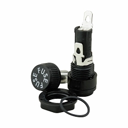 Bussmann BK/HTB-42I-R High Profile Fuse Holder With Knob Type Carrier, 250 VAC, 16/20 A, 1 Pole