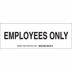 Brady 124626 Door Sign