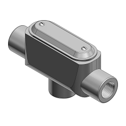 Thomas & Betts TB17CG-TB BlueKote Conduit Body