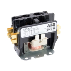 ABB DP30C2P-1/B Non-Reversing Definite Purpose Contactor, 120 VAC V Coil, 30 A, 2NO/SPDT Contact, 2 Poles