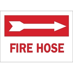 Brady 43302 Fire and Emergency Sign