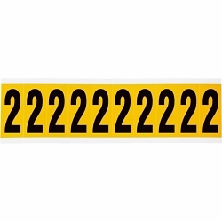 Brady 1534-2 Number Label