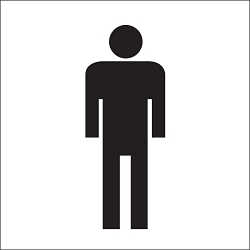 Brady 88516 Restroom Sign