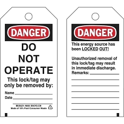 Brady 65407 Lockout Tag
