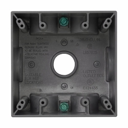 Crouse Hinds TP7137 Outlet Box