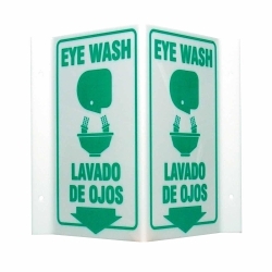 Brady V3EW03A Eye Wash Sign