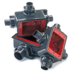 Robroy PRFD22 Plasti-Bond RedH2OT Conduit Device Box