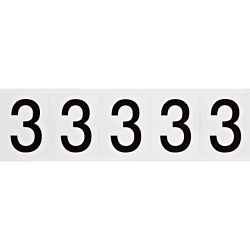 Brady 9714-3 Number Label