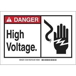 Brady 83956 Safety Sign