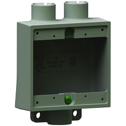 Hubbell 2FSD-2 Cast Device Box
