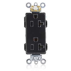 LEVITON 16362-E Decora Plus Straight Blade Receptacle