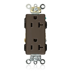 LEVITON 16362 Decora Plus Straight Blade Receptacle