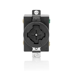 LEVITON 20403-L Power Interrupting Locking Receptacle