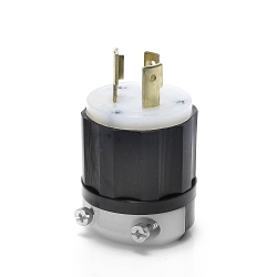 LEVITON 2361 1-Phase Non-Grounding Cable Mount Locking Plug