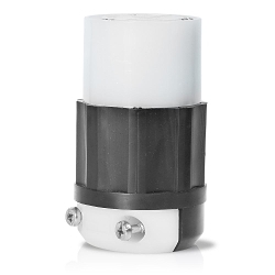 LEVITON 2643 Black & White Locking Connector