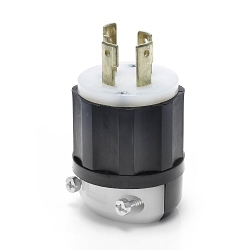 LEVITON 2731 Black & White Locking Plug