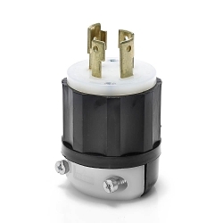 LEVITON 2761 Black & White Locking Plug