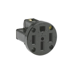 LEVITON 279-PM Grounding Panel Mount Straight Blade Receptacle