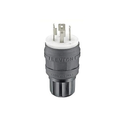 LEVITON 28W76-B Wetguard Locking Plug