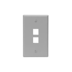 LEVITON 41080-2GP QuickPort Wallplate