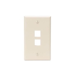 LEVITON 41080-2TP QuickPort Wallplate