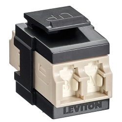 LEVITON 41086-MLE Quickport Fiber Optic Adapter