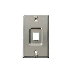 LEVITON 4108W-1SP QuickPort Telephone Wallplate