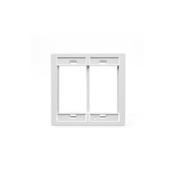 LEVITON 41290-DMW QuickPort Multimedia Outlet System Wallplate