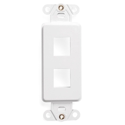 LEVITON 41642-W Decora QuickPort Multimedia Insert