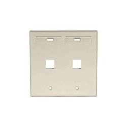 LEVITON 42080-2IP QuickPort Wallplate