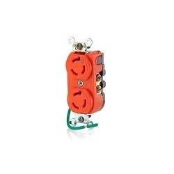 LEVITON 4550-IG V-0-Max Locking Receptacle