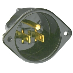 LEVITON 5239 Straight Blade Flanged Inlet Receptacle