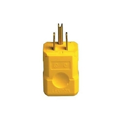 LEVITON 5256-VY Python Straight Blade Plug